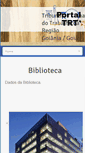 Mobile Screenshot of biblioteca.trt18.jus.br